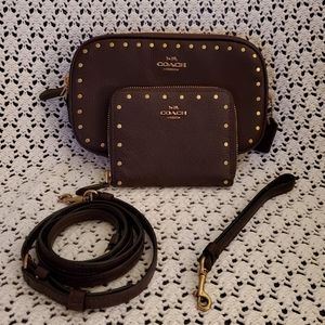Coach Mini Crossbody Bag & Matching Wallet